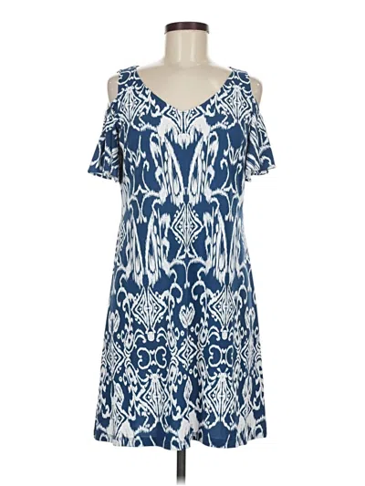 Pre-owned Msk Casual Dress In Blue