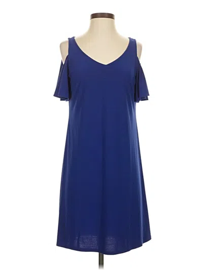Pre-owned Msk Casual Dress In Blue