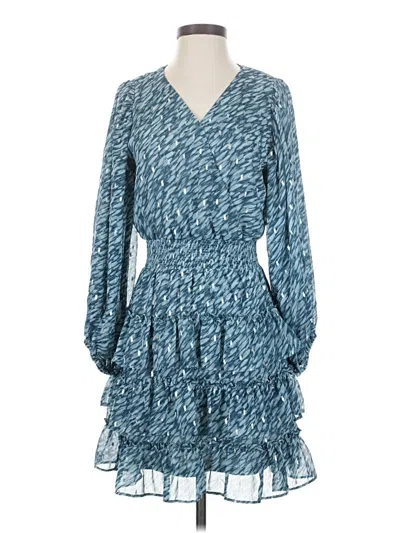 Pre-owned Msk Casual Dress In Blue