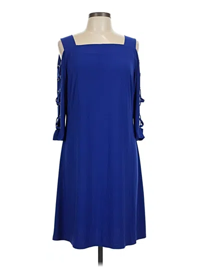 Pre-owned Msk Casual Dress In Blue