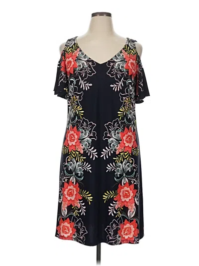 Pre-owned Msk Casual Dress In Blue