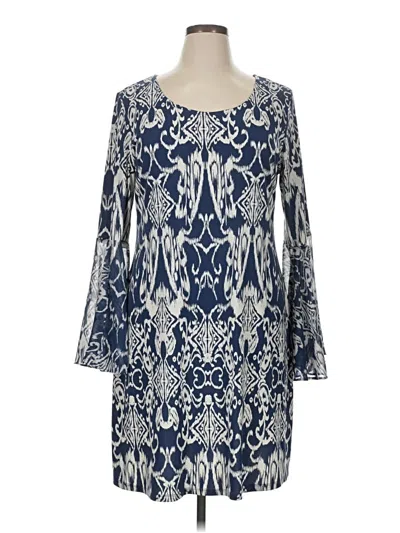 Pre-owned Msk Casual Dress In Blue