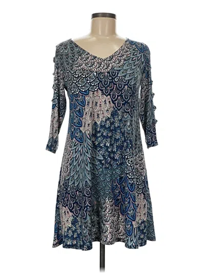 Pre-owned Msk Casual Dress In Blue