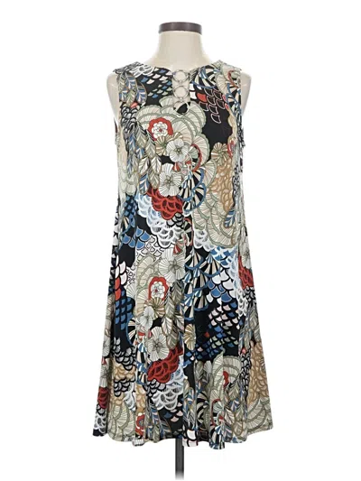 Pre-owned Msk Casual Dress In Blue