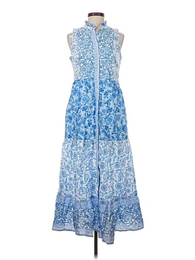 Pre-owned Msk Casual Dress In Blue