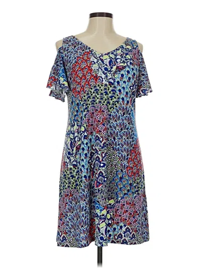 Pre-owned Msk Casual Dress In Blue