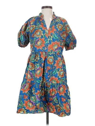 Pre-owned Msk Casual Dress In Blue