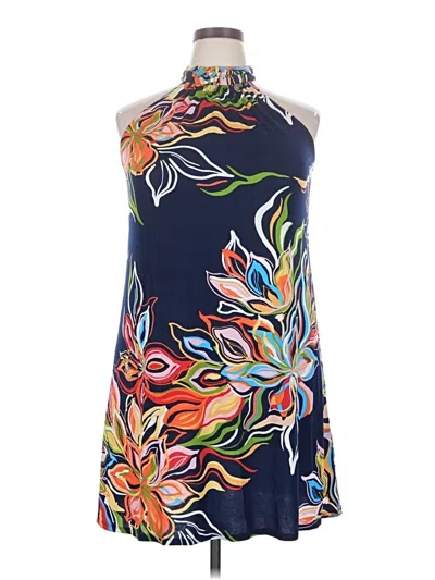 Pre-owned Msk Casual Dress In Blue