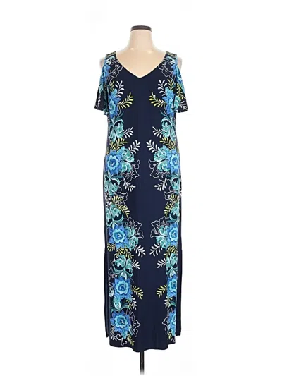 Pre-owned Msk Casual Dress In Blue
