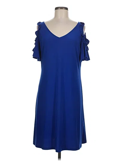 Pre-owned Msk Casual Dress In Blue