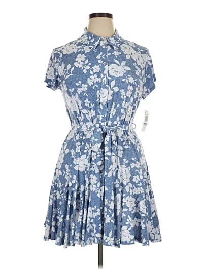 Pre-owned Msk Casual Dress In Blue