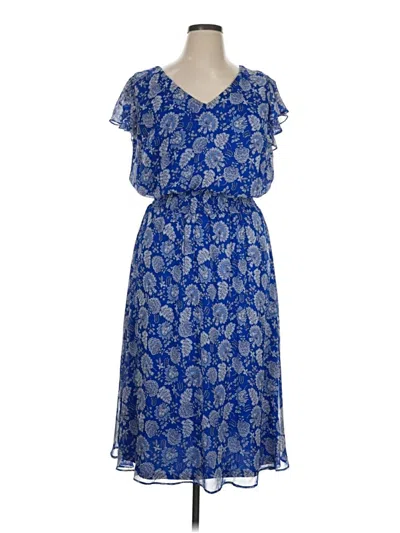 Pre-owned Msk Casual Dress In Blue