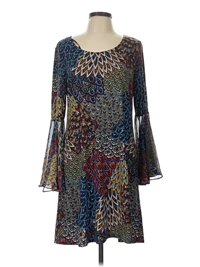 Pre-owned Msk Casual Dress In Blue