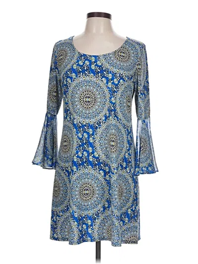 Pre-owned Msk Casual Dress In Blue