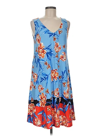Pre-owned Msk Casual Dress In Blue
