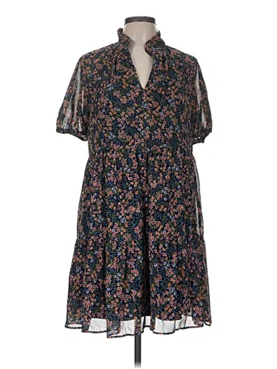Pre-owned Msk Casual Dress In Blue