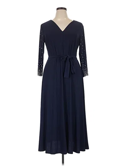 Pre-owned Msk Casual Dress In Blue