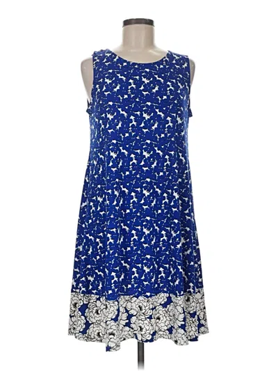 Pre-owned Msk Casual Dress In Blue