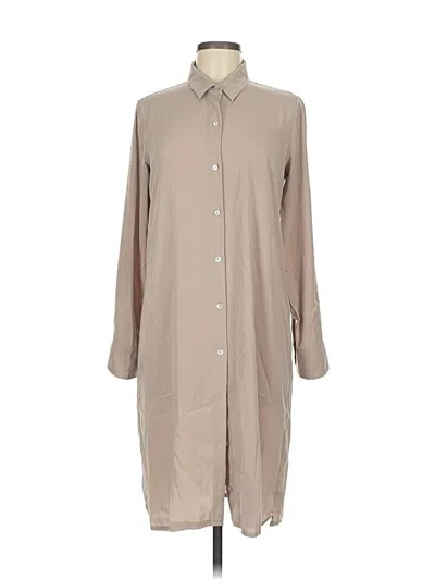 Pre-owned Msk Casual Dress In Brown