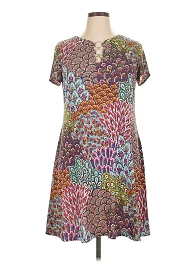 Pre-owned Msk Casual Dress In Brown