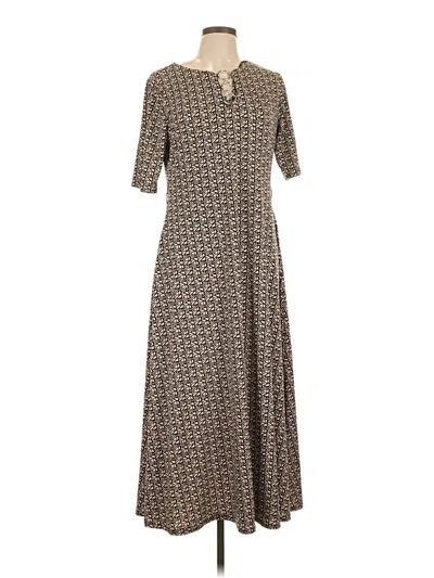 Pre-owned Msk Casual Dress In Brown