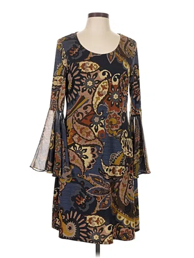 Pre-owned Msk Casual Dress In Brown