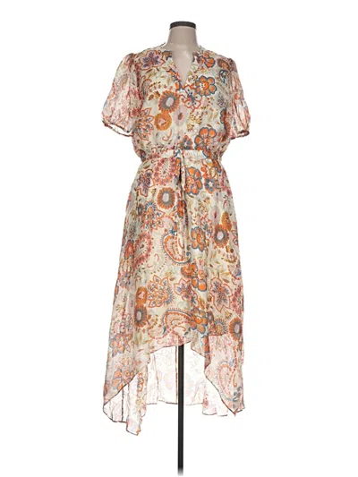 Pre-owned Msk Casual Dress In Brown