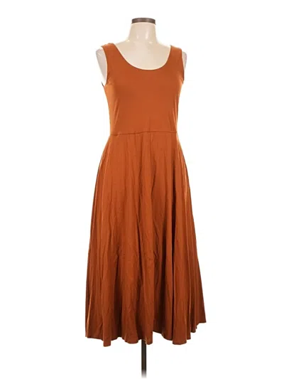 Pre-owned Msk Casual Dress In Brown