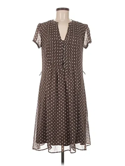 Pre-owned Msk Casual Dress In Brown