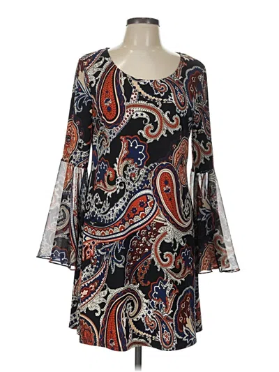 Pre-owned Msk Casual Dress In Brown