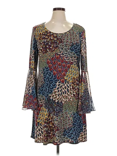 Pre-owned Msk Casual Dress In Brown