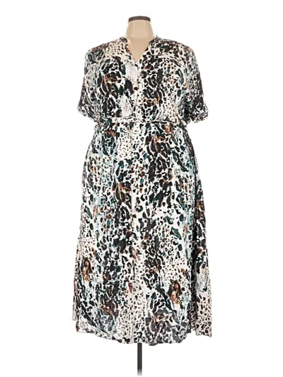 Pre-owned Msk Casual Dress In Brown