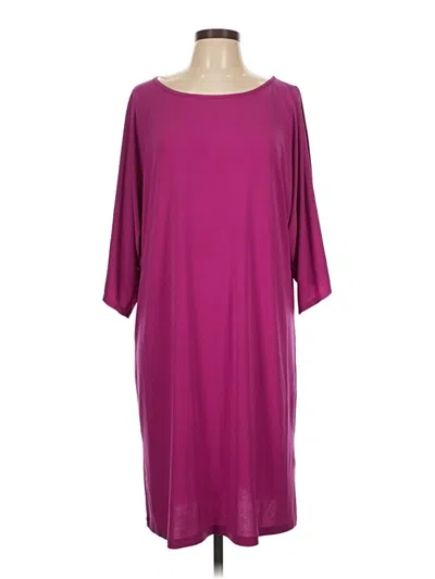 Pre-owned Msk Casual Dress In Burgundy