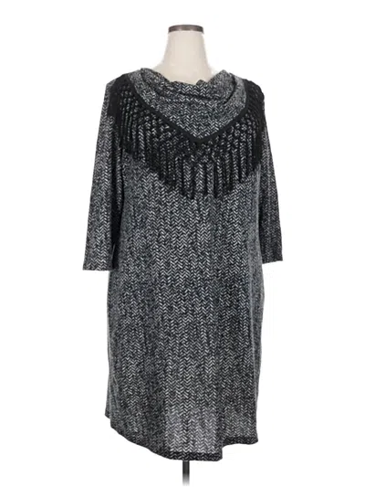 Pre-owned Msk Casual Dress In Gray