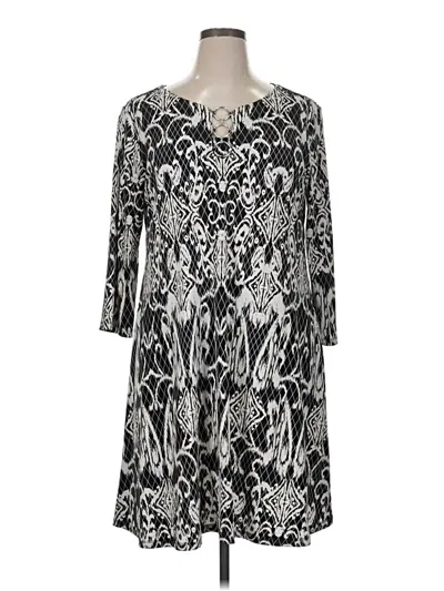 Pre-owned Msk Casual Dress In Gray