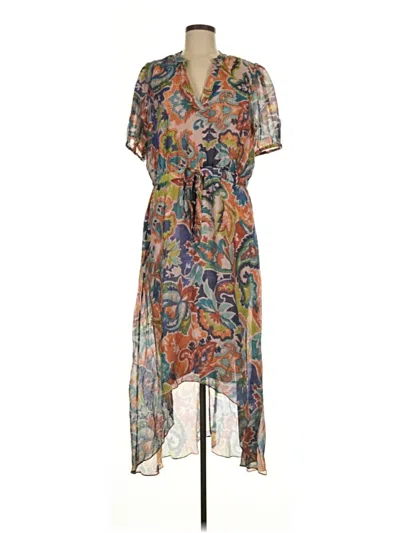 Pre-owned Msk Casual Dress In Gray