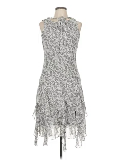 Pre-owned Msk Casual Dress In Gray