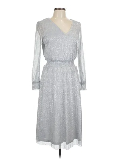 Pre-owned Msk Casual Dress In Gray