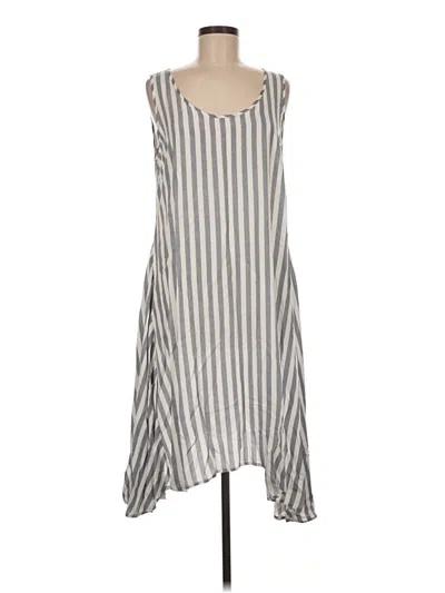 Pre-owned Msk Casual Dress In Gray