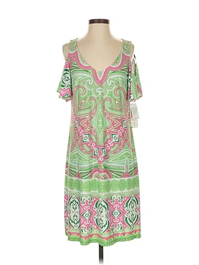 Msk Casual Dress In Green