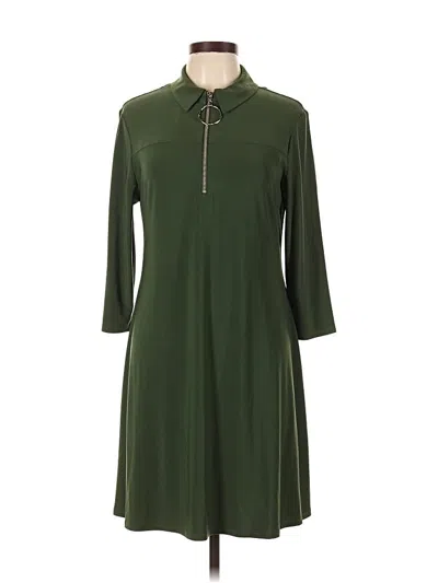 Pre-owned Msk Casual Dress In Green