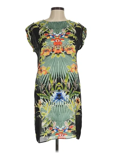 Pre-owned Msk Casual Dress In Green