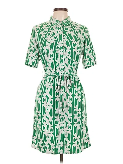Pre-owned Msk Casual Dress In Green
