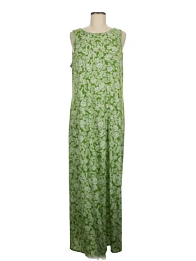 Pre-owned Msk Casual Dress In Green