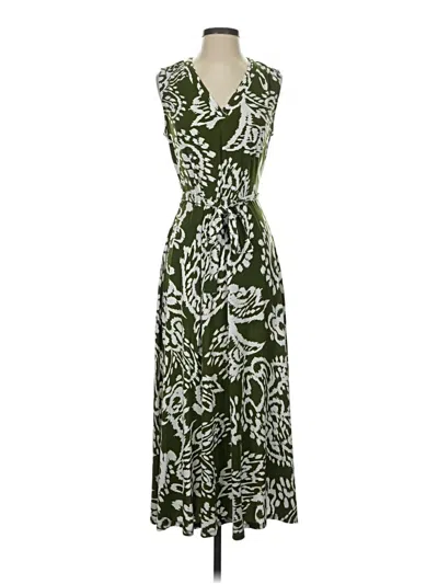 Pre-owned Msk Casual Dress In Green
