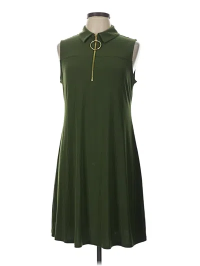 Pre-owned Msk Casual Dress In Green