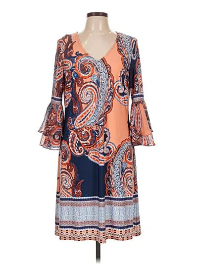 Pre-owned Msk Casual Dress In Orange
