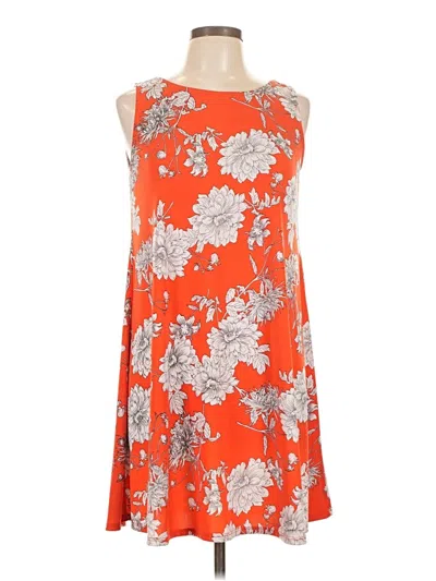 Pre-owned Msk Casual Dress In Orange