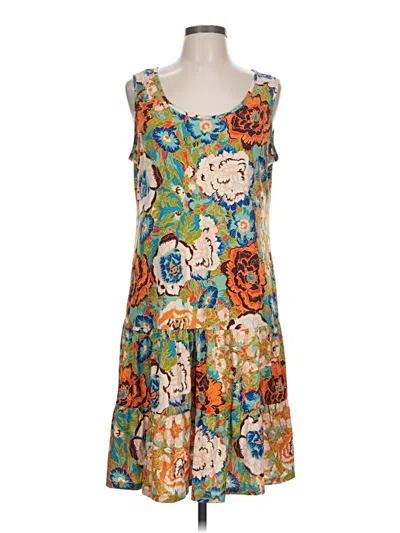 Pre-owned Msk Casual Dress In Orange