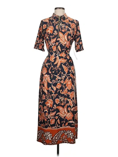 Pre-owned Msk Casual Dress In Orange